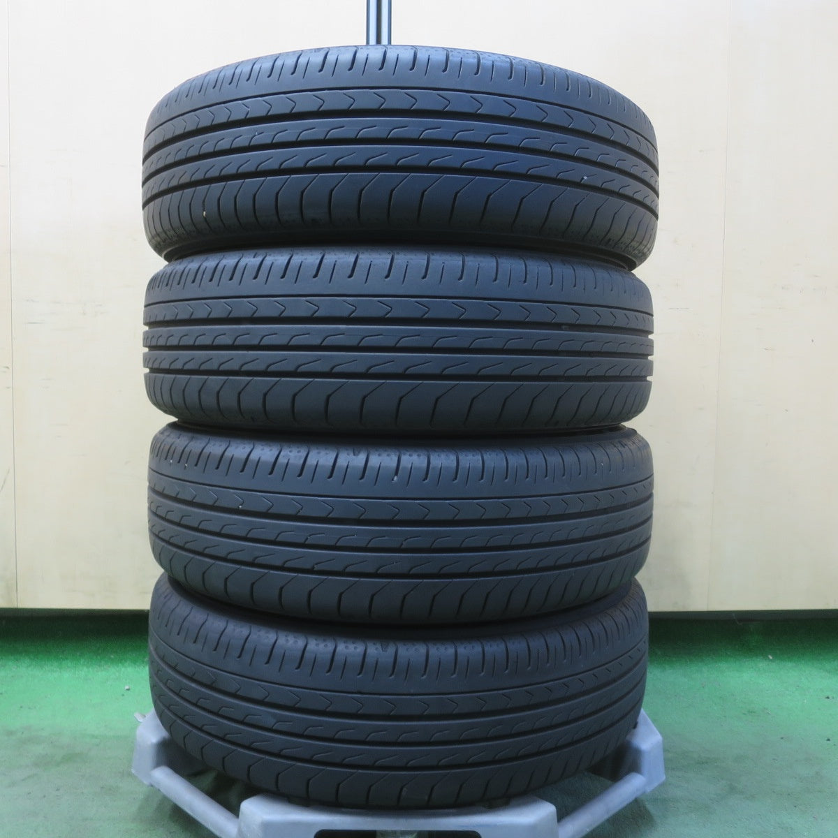 バリ溝！23年！9分★トヨタ 120系 ラクティス 純正 スチール 175/60R16 ヨコハマ BluEarth-RV RV03 CK ブルーアース 16インチ PCD100/5H★6052206イノ