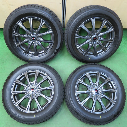 [送料無料] バリ溝！21年！キレイ！9.5分以上★スタッドレス 205/60R16 ブリヂストン アイスパートナー2 TEAD テッド 16インチ PCD114.3/5H★4111308イス