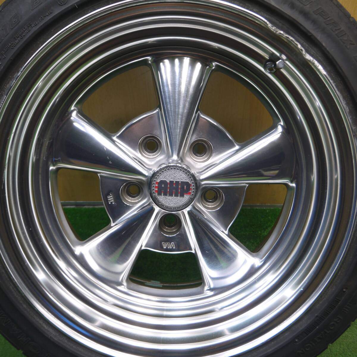 1本価格★AHP C5S AMERICAN HIGH PERFORMANCE 205/50R16 ヨコハマ M5 アメリカン ハイパフォーマンス PCD114.3/5H★5030410Hノ
