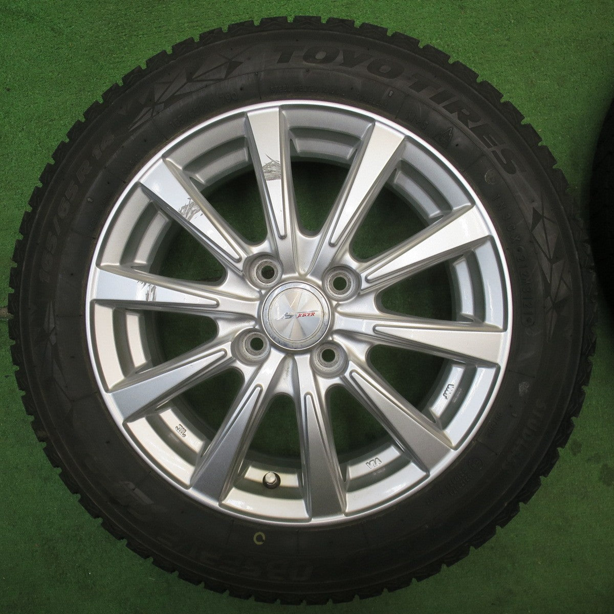 バリ溝！9.5分★スタッドレス 165/65R14 トーヨー オブザーブ GIZ2 JOKER ジョーカー 14インチ PCD100/4H★6050802NJス