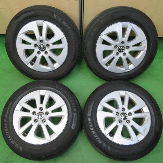 *送料無料* バリ溝！20年！8.5分★トヨタ 50系 プリウス 純正 195/65R15 ミシュラン プライマシー4 15インチ PCD100/5H★4061404イノ