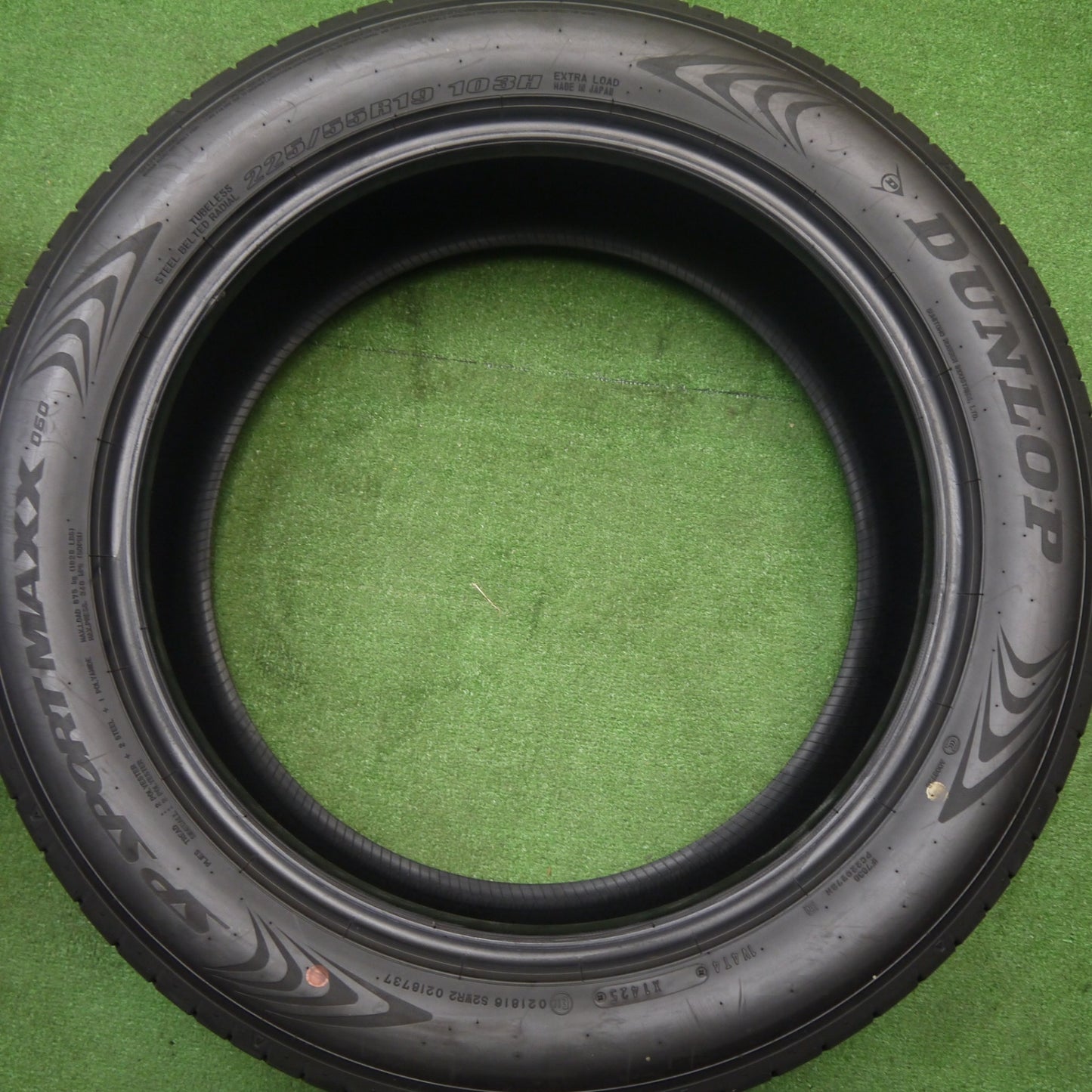 新車外し！25年★225/55R19 ダンロップ SP スポーツ マックス 060 タイヤ 19インチ 40系 アルファード ヴェルファイア 80系 ハリアー CX-5 CX-8 等★5122604Hノタ