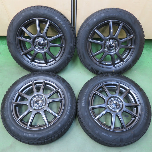 バリ溝！25年！キレイ！9.5分以上◎スタッドレス 175/65R15 ハイフライ Win-turi 216 EMBELY S10 エンベリー 15インチ PCD100/4H◎6093003イス