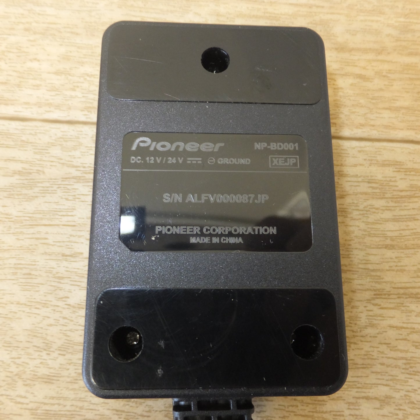 [送料無料] 現状品★パイオニア Pioneer ドライブレコーダー NP-001　駐車監視用電源ケーブル NP-BD001★