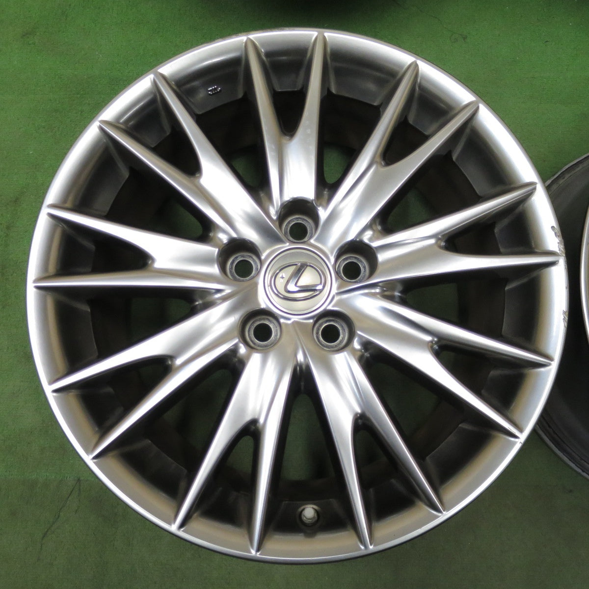 空気圧センサー付き◎レクサス GS バージョンL 純正 ホイール 18インチ 18×8J PCD114.3/5H◎6082804NGホ