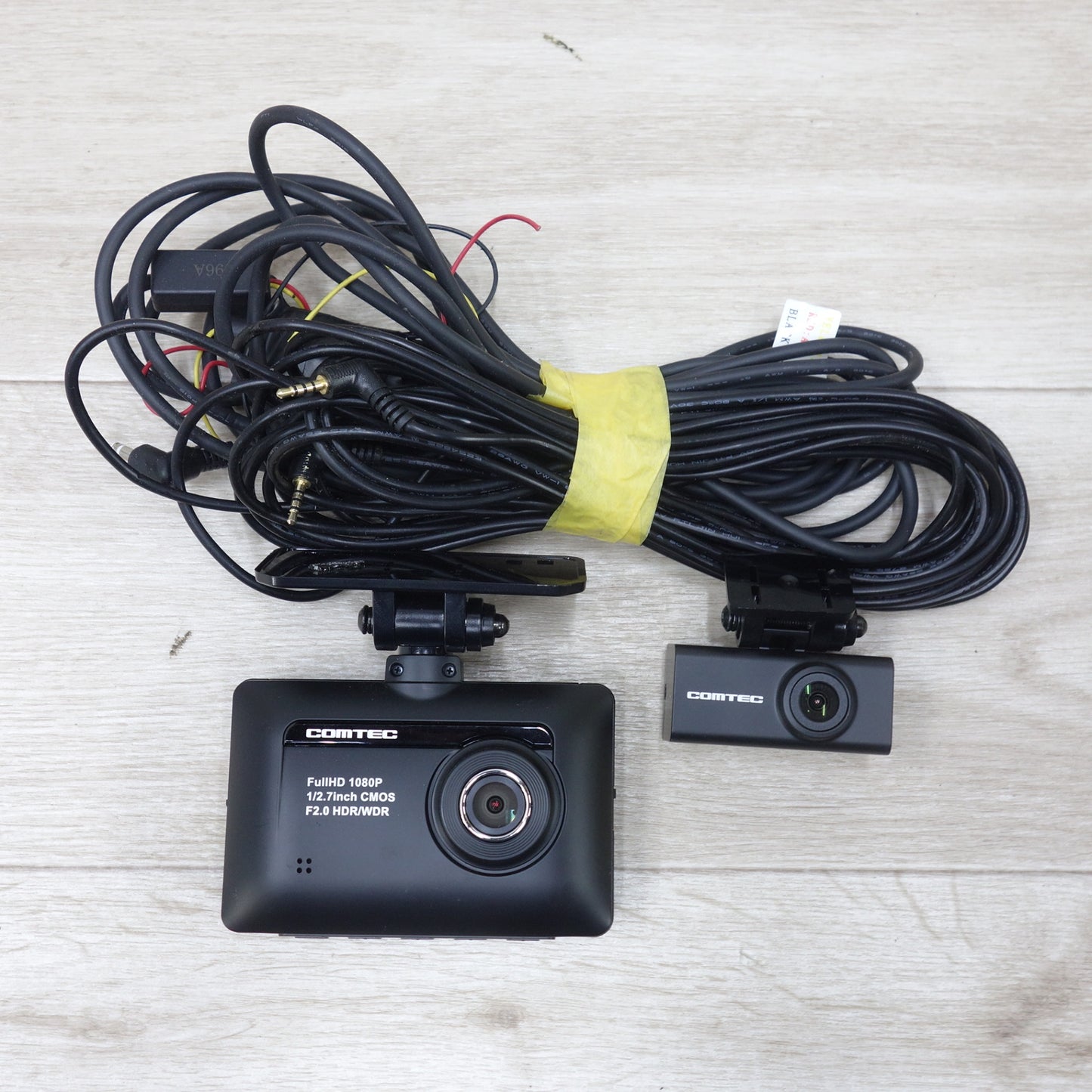 [送料無料] 付属品付き◆COMTEC GPS搭載 ドライブレコーダー ZDR-015 前後 2カメラ HD200万画素 ドラレコ コムテック◆