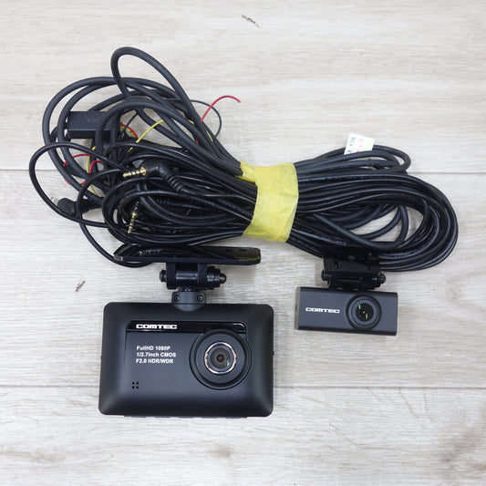[送料無料] 付属品付き◆COMTEC GPS搭載 ドライブレコーダー ZDR-015 前後 2カメラ HD200万画素 ドラレコ コムテック◆