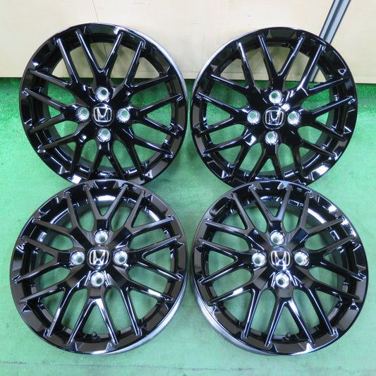 [送料無料] 新車外し！付属品付き★ホンダ N-ONE RS 純正 ENKEI ホイール 15インチ 15×4.5J エンケイ N-BOX カスタム 等 PCD100/4H★4102905イホ