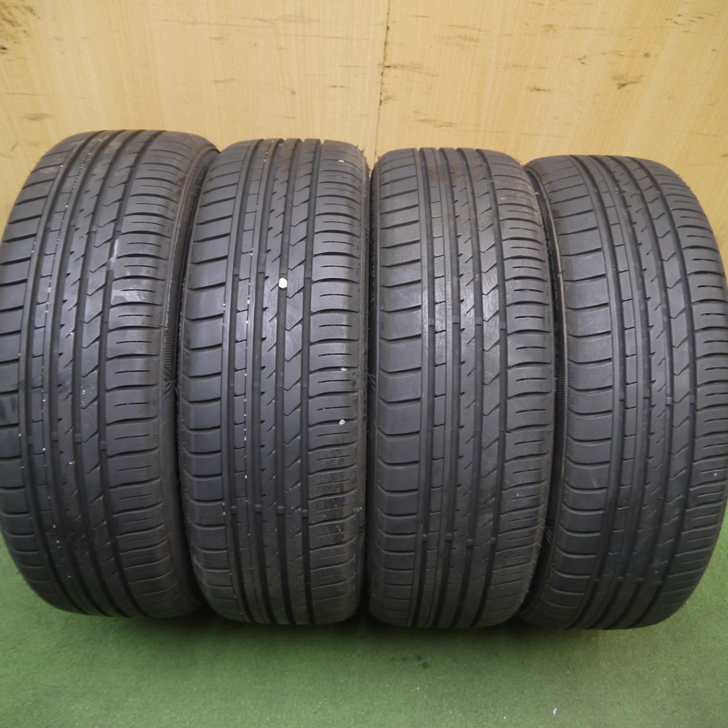 *送料無料* バリ溝！21年！9.5分以上★LA STRADA FOOCKER 165/50R15 ウィンラン R330 ラストラーダ 15インチ PCD100/4H★4060501Hノ
