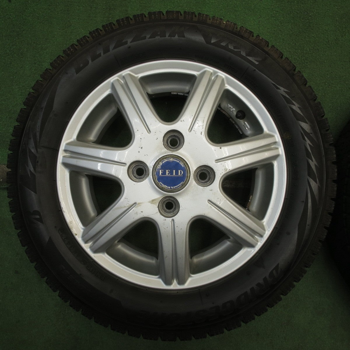 4本価格！22年◎スタッドレス 155/65R13 ブリヂストン ブリザック VRX2 FEID フェイド 13インチ PCD100/4H◎6072906NJス