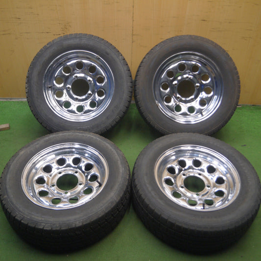 *送料無料* 4本価格★スズキ JB31 ジムニーシエラ 純正 195/65R15 スタッドレス トーヨー ウインタートランパス MK3 15インチ PCD139.7/5H★4053108Hス