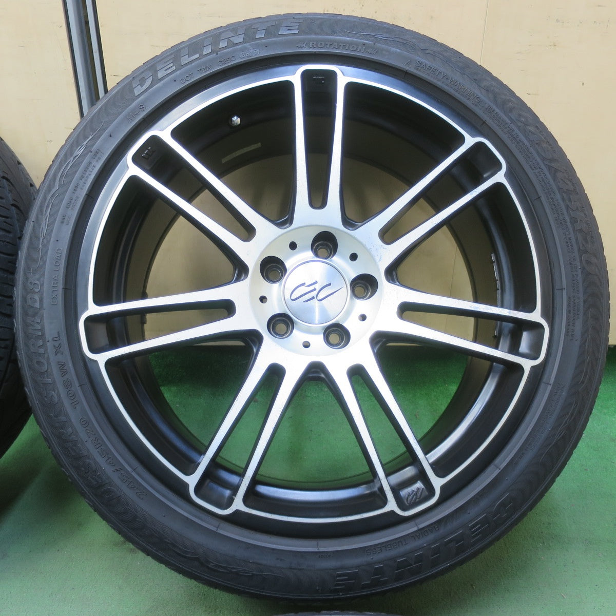 4本価格◎CEC C883 245/45R20 デリンテ デザートストーム D8+ DESERT STORM 20インチ PCD114.3/5H◎6091506IMノ