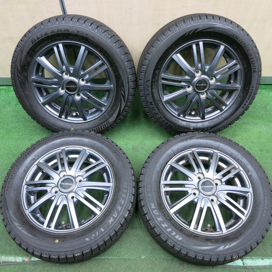 *送料無料* バリ溝！20年！キレイ！ほぼ10分★スタッドレス 155/65R13 ブリヂストン ブリザック VRX BALMINUM バルミナ 13インチ PCD100/4H★4053003HAス