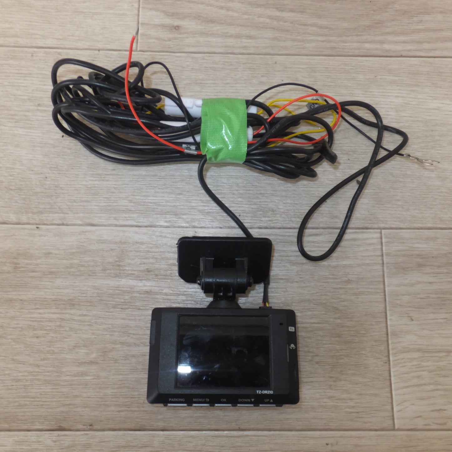 [送料無料] 現状品★コムテック製 トヨタ 純正 前後方2カメラ ドライブレコーダー TZ-DR210 ナビオプション　リヤカメラなし[71]★