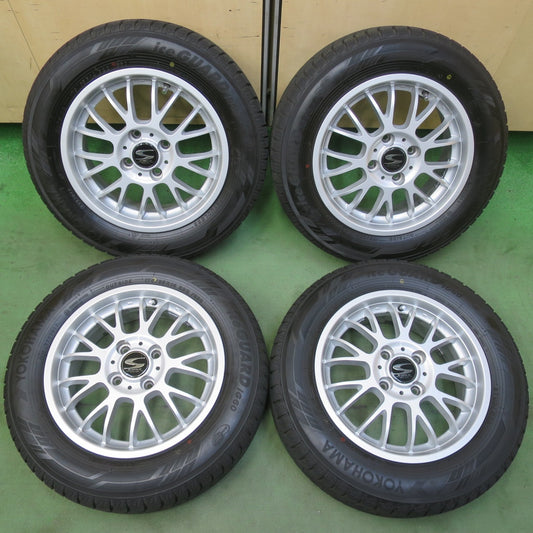 バリ溝！キレイ！9分★スタッドレス 175/65R14 ヨコハマ アイスガード iG60 S-HOLD 社外 アルミ 14インチ PCD100/4H★6052607イス