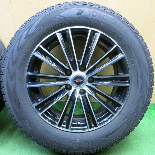 バリ溝！9分◎スタッドレス 225/65R17 ヨコハマ アイスガード G075 TEAD テッド 17インチ PCD114.3/5H◎6092004HAス