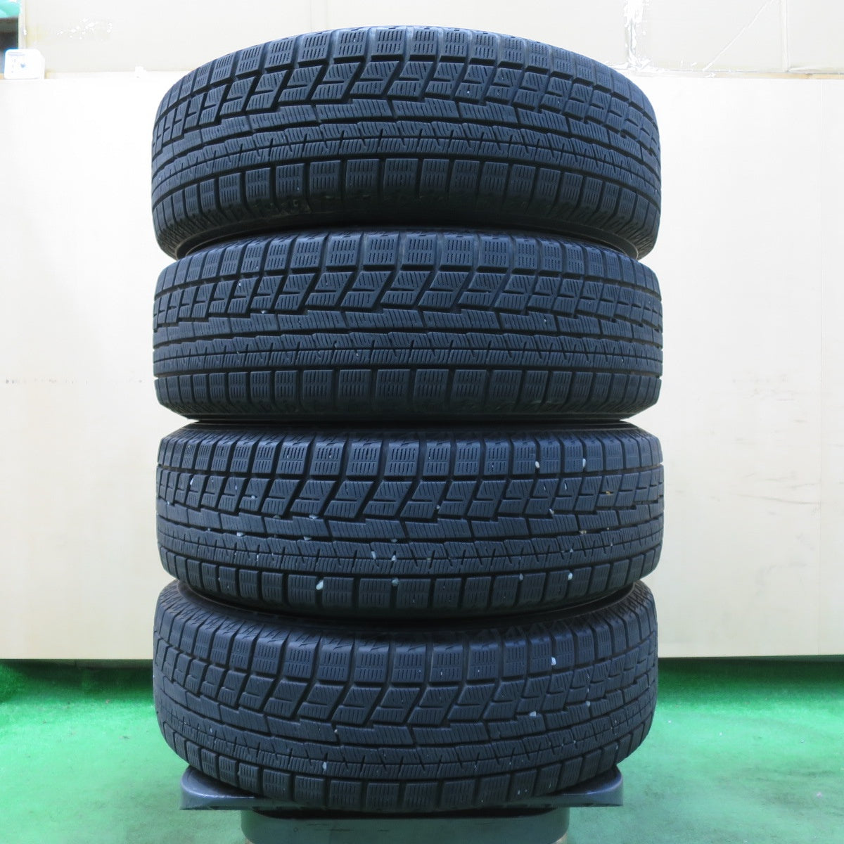 [送料無料] バリ溝！21年！キレイ！9分★スタッドレス 185/65R15 ヨコハマ アイスガード iG60 TIRADO Eta LA STRADA ラストラーダ 15インチ PCD100/4H★4103104イス