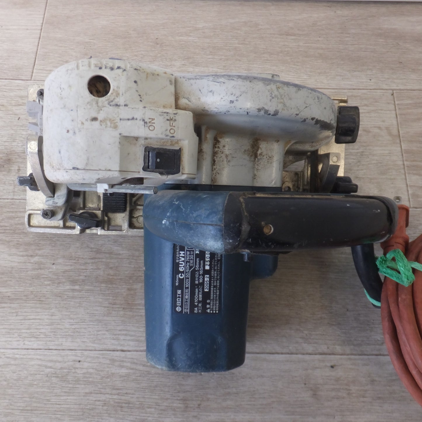 [送料無料] ★日立 HITACHI 165mm 電子造作丸のこ C6UVH　160-165mm　100V 50/60Hz 760W 8A　木工用 超硬丸のこ★