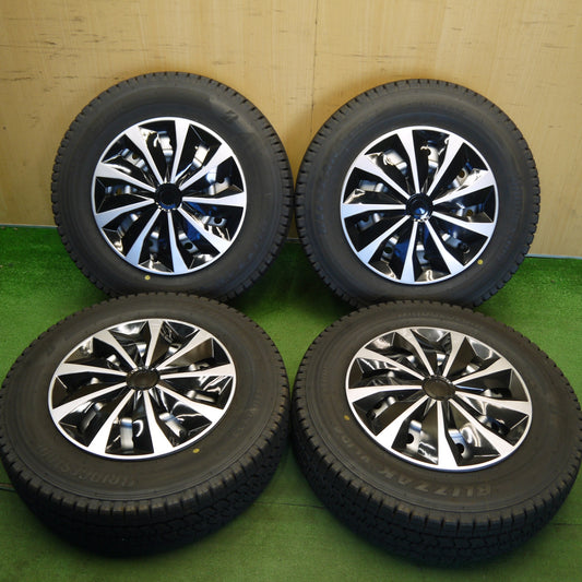 バリ溝！24年！キレイ！9.5分以上★トヨタ タウンエース 等 純正 スチール 165/80R14 97/95N スタッドレス ブリヂストン ブリザック VL10A 14インチ PCD114.3/5H★6042705Hス