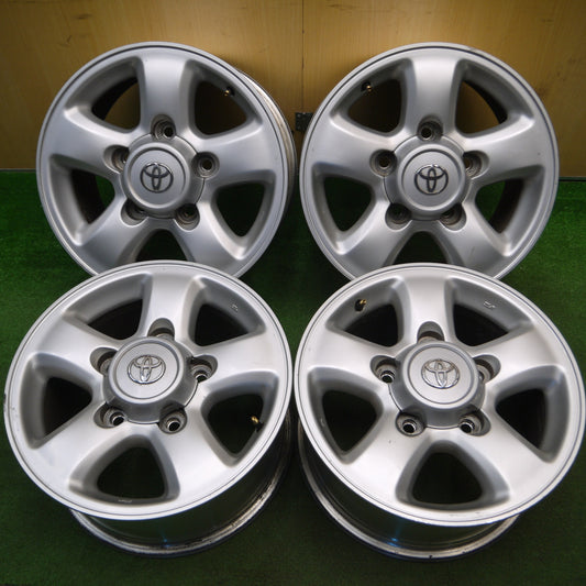 [送料無料] 4本価格★トヨタ ランクル 100 純正 ホイール 16インチ ランドクルーザー 16×8JJ PCD150/5H★5012211Hホ
