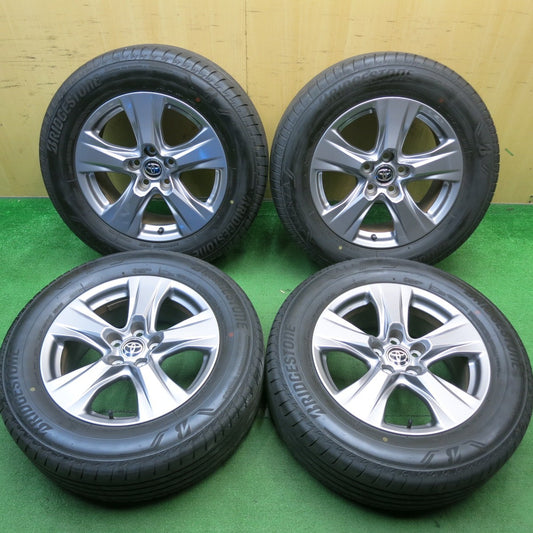 バリ溝！22年！キレイ！8.5分★トヨタ 80系 ハリアー 純正 225/65R17 ブリヂストン アレンザ 001 17インチ PCD114.3/5H★5051804HAノ