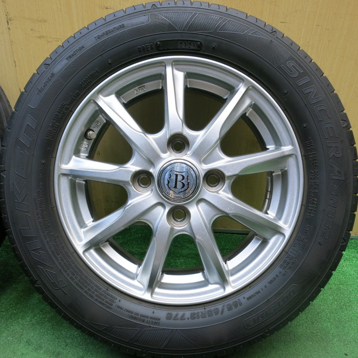 4本価格！21年★165/65R13 ファルケン シンセラ SN832i BRANDLE-LINE ブランドルライン 13インチ 軽サイズ PCD100/4H★5081012HAノ