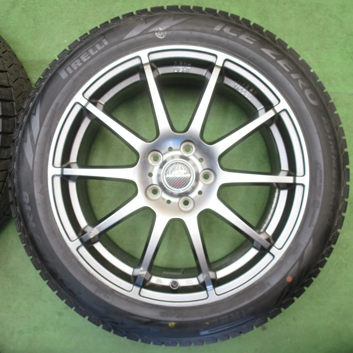 バリ溝！23年！9.5分★スタッドレス 225/50R18 ピレリ アイスゼロ アシンメトリコ SCHNEIDER シュナイダー 18インチ PCD114.3/5H★6051201NJス
