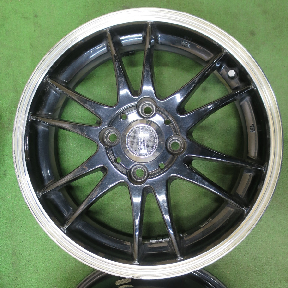 4本価格★X CROSS SPEED PREMIUM HOT STUFF 15インチ ホイール クロススピード ホットスタッフ 15×4.5J PCD100/4H★6052502NGホ