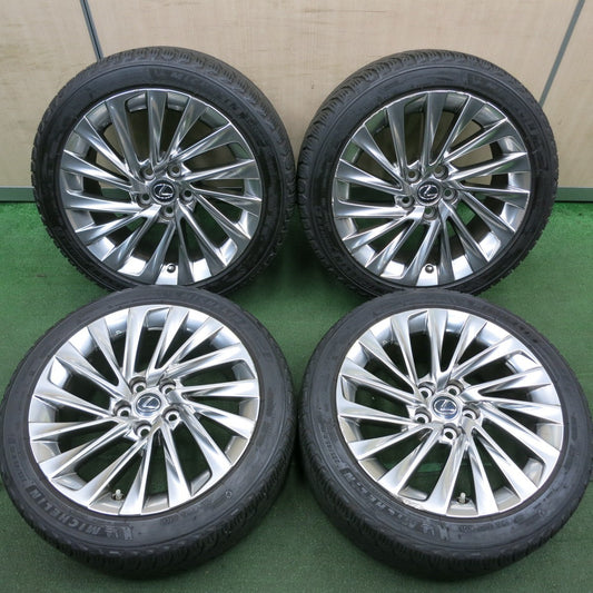 *送料無料* センサー付！バリ溝！20年！8.5分★レクサス ES300h 純正 235/45R18 スタッドレス ミシュラン X-ICE SNOW 18インチ PCD114.3/5H★4050705HAス