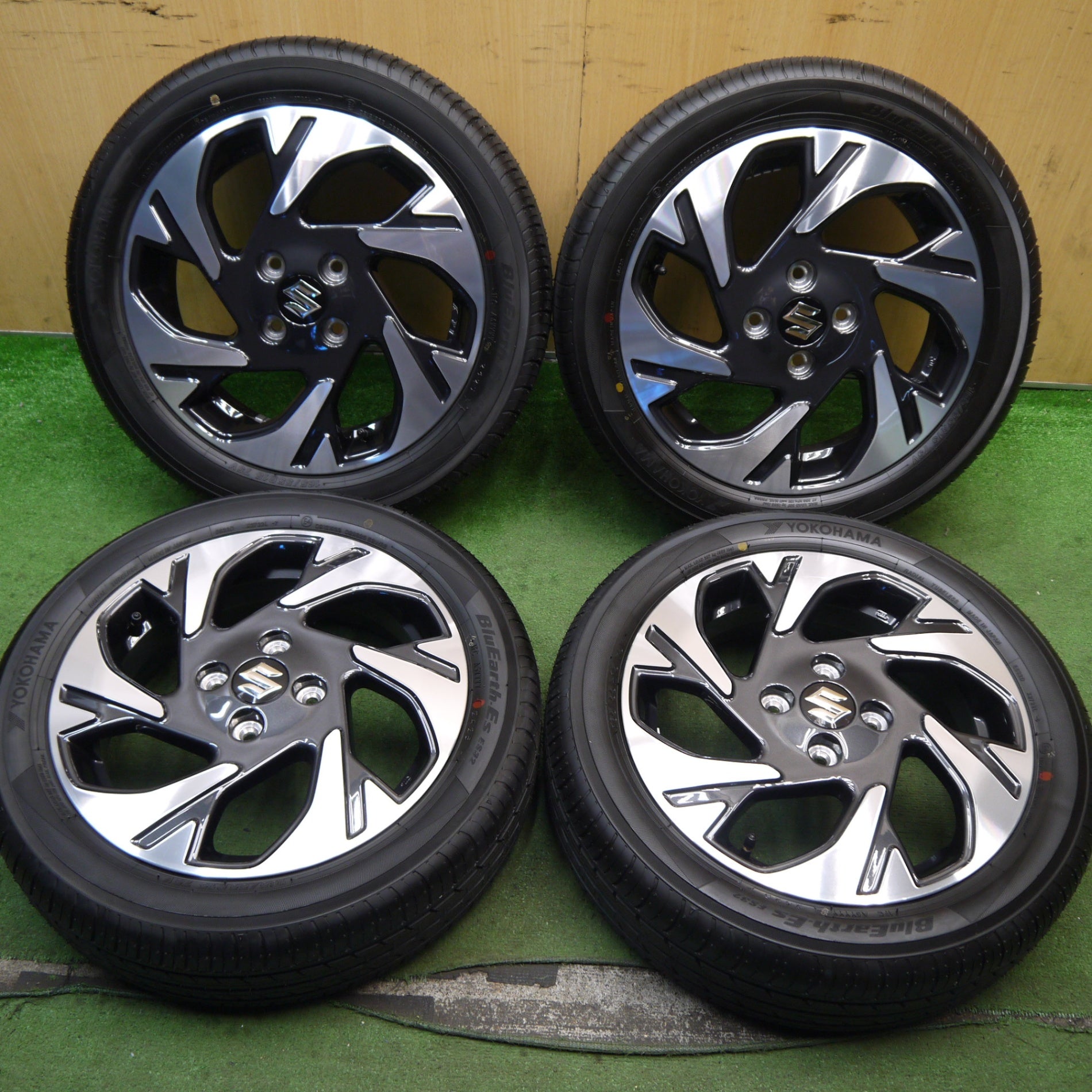 大幅値下げ！送料込！新車外し mk54s スペーシア純正15インチホイール４本 大幅値下げ！送料込！新車外し mk54s スペーシア純正15インチ