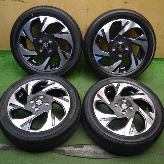 新車外し！25年★スズキ MK54S スペーシア カスタム 純正 165/55R15 ヨコハマ BluEarth-ES ES32 15インチ PCD100/4H★5082509Hノ
