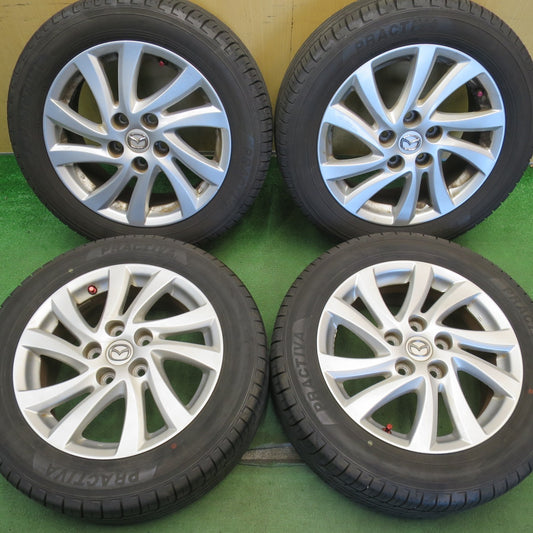 バリ溝！24年！9.5分◎マツダ CWEFW プレマシー 純正 205/55R16 プラクティバ ヨコハマ製 16インチ PCD114.3/5H◎6072502NJノ