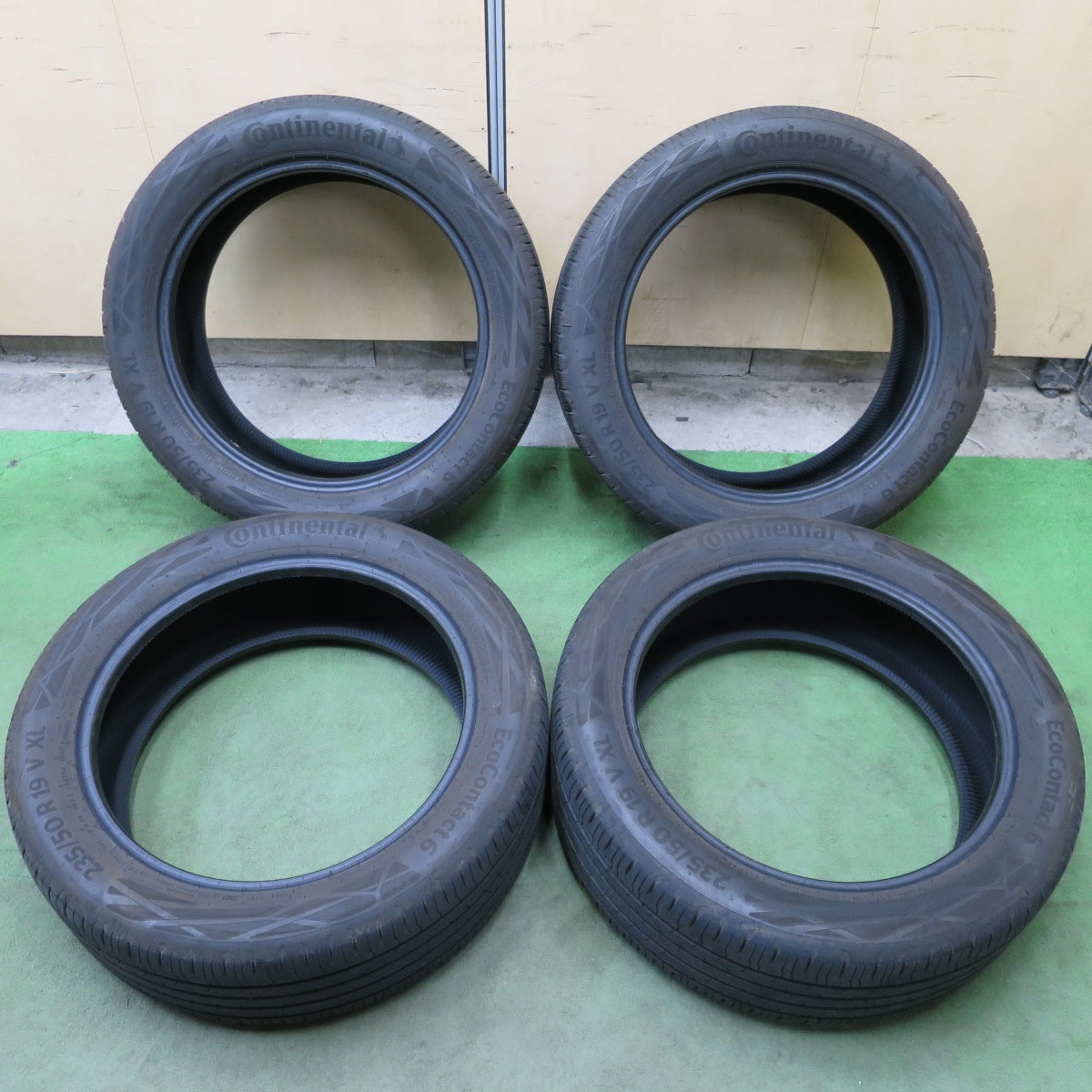 4本価格！23年◎235/50R19 コンチネンタル エココンタクト6 VOL タイヤ 19インチ ベンツ ボルボ 等◎6101907NGノタ