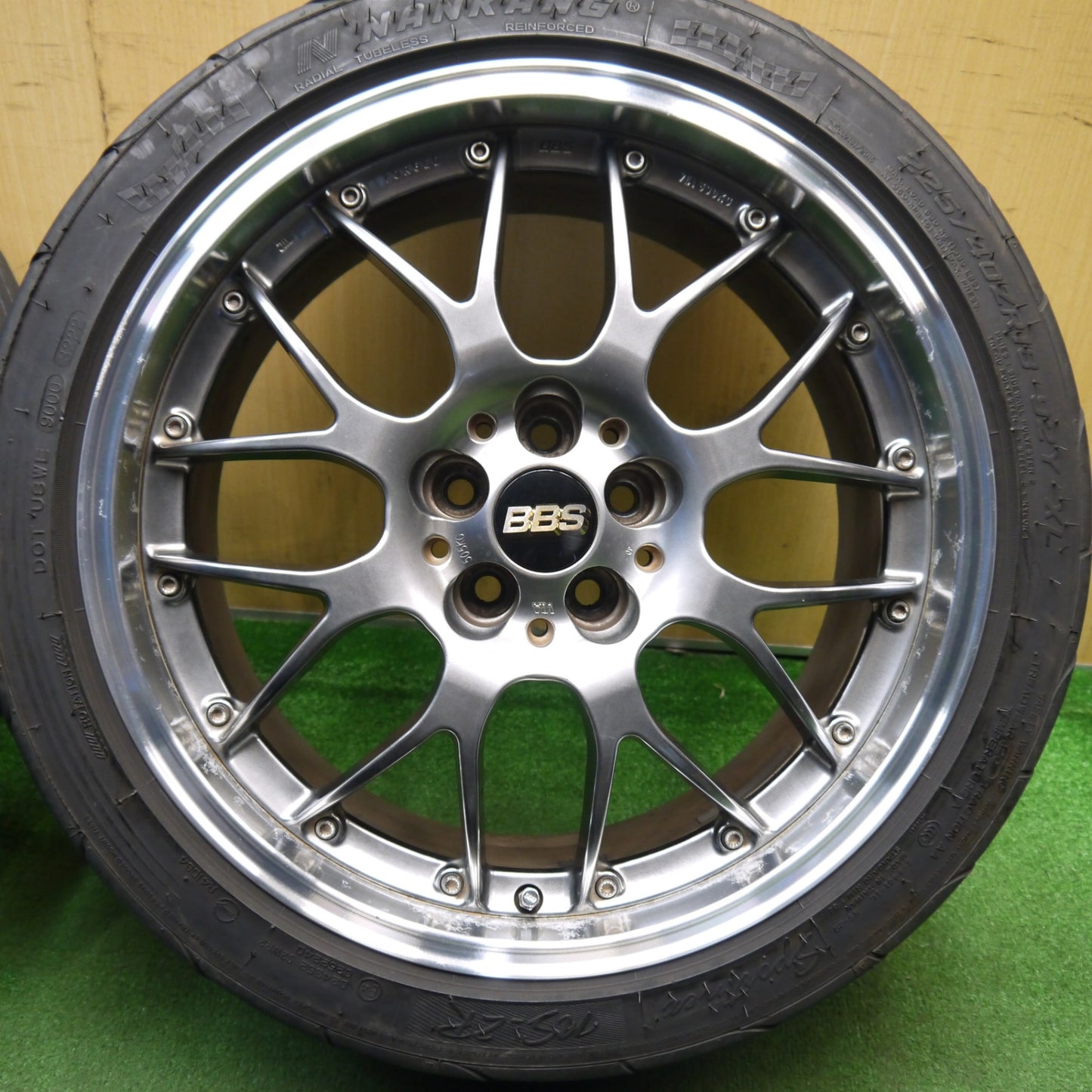 4本価格！22年★プリウス 等 BBS RS931H 225/40R18 ナンカン Sportnex NS-2R 18インチ PCD100/5H★5043009Hノ
