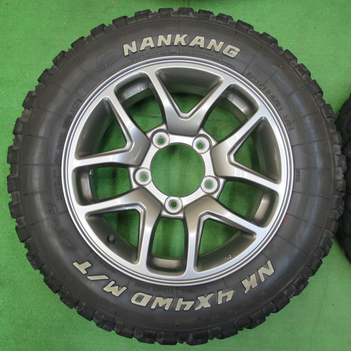 *送料無料* キレイ！21年★スズキ JB64W ジムニー 純正 175/80R16 ナンカン NK 4×4WD M/T FT-9 ホワイトレター PCD139.7/5H★4070405イノ