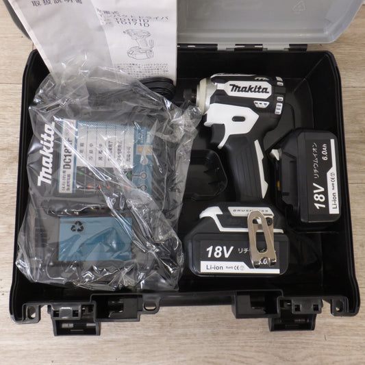 美品★マキタ makita 充電式インパクトドライバ TD171DRGXW 18V　互換バッテリ 2個★