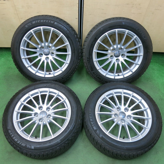 バリ溝！キレイ！9.5分★アウディ A4 A5 純正 225/50R17 スタッドレス ミシュラン X-ICE SNOW 17インチ PCD1★5013004SYス