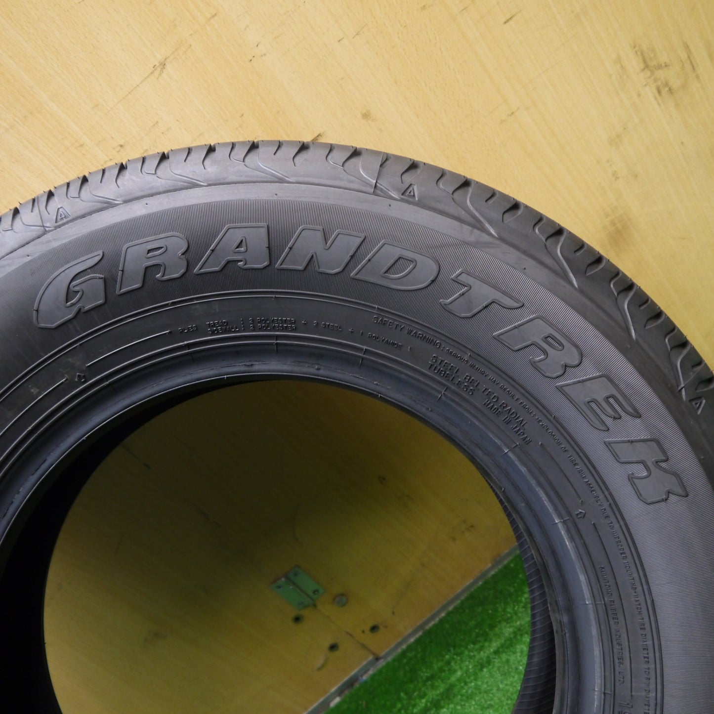 未使用！25年！1本★195/80R15 ダンロップ AT20 グラントレック 15インチ ジムニー シエラ ハイエース 等 スペア タイヤ★5050709Hノタ