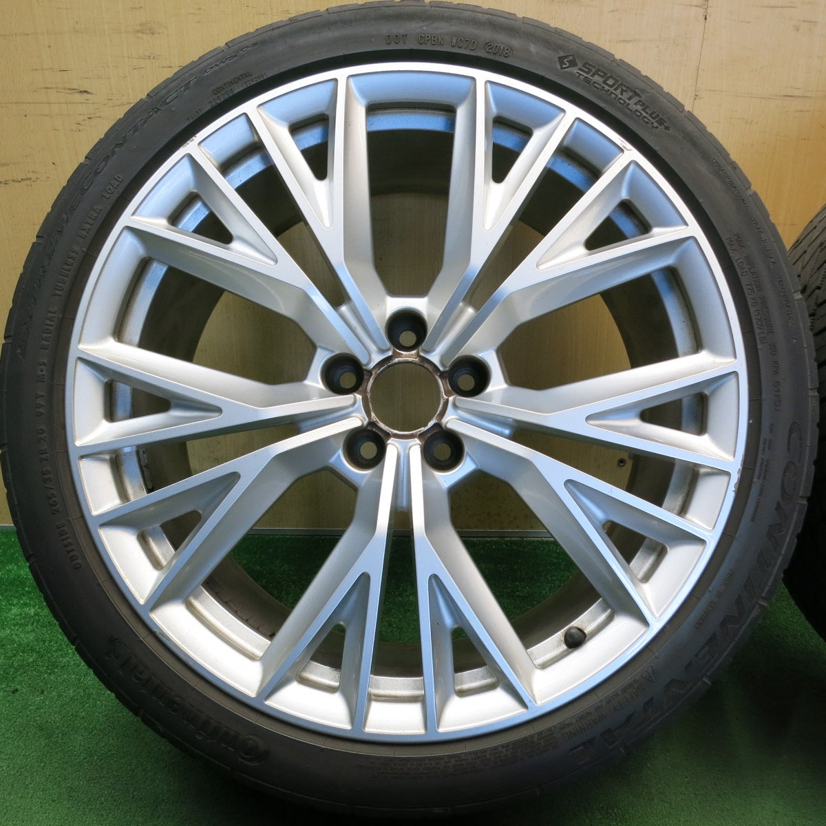 4本価格◎アウディ A7 4G 純正 265/35R20 コンチネンタル エクストリームコンタクト DWS06 20インチ PCD112/5H◎6072603HAノ