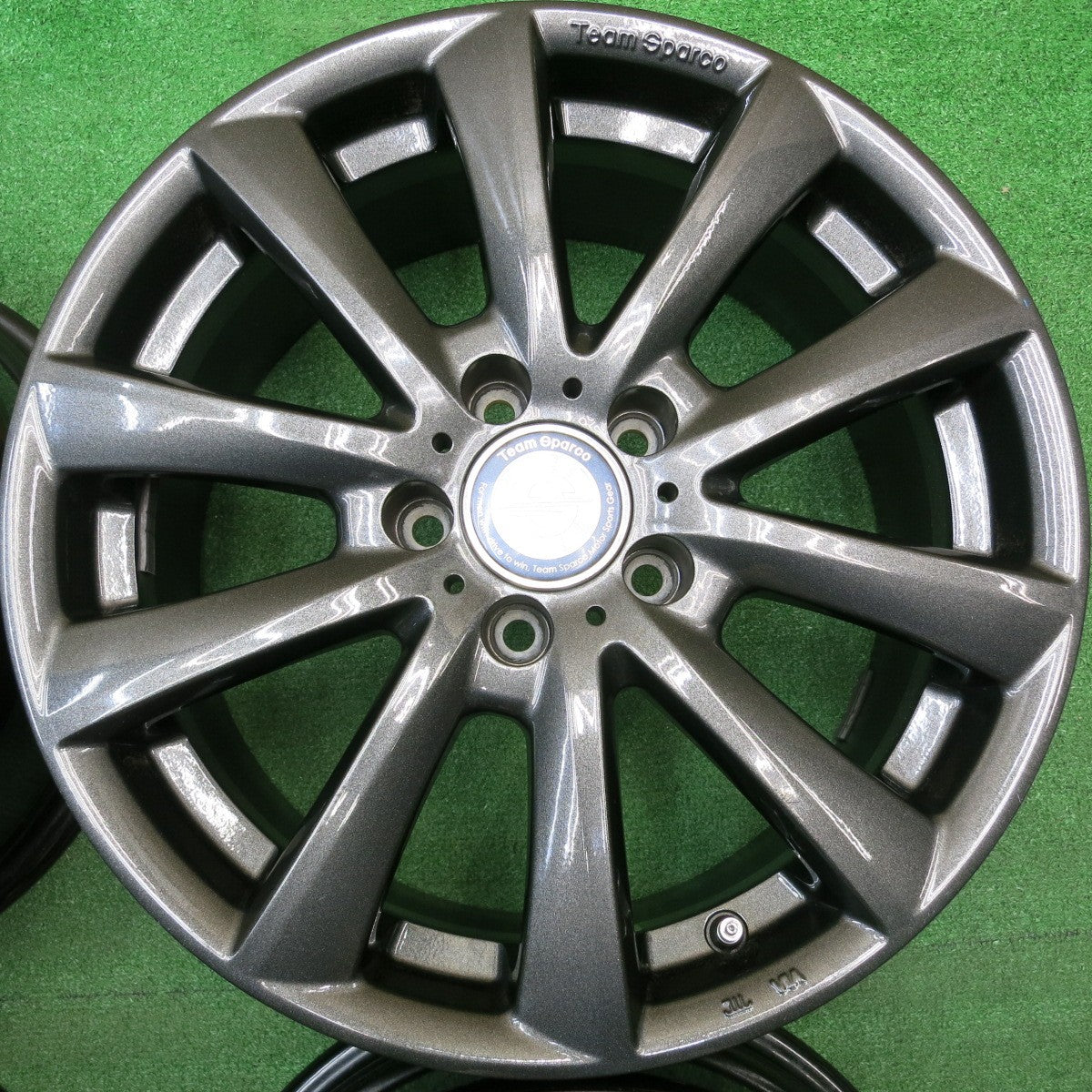 4本価格★ベンツ 等 Team Sparco Valosa CRIMSON チーム スパルコ ヴァローザ クリムソン 17インチ ホイール 17×7.5J PCD112/5H★5112507HAホ