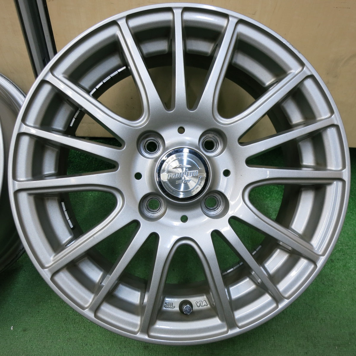 [送料無料] キレイ★ravrion selzer weds ラブリオン ウェッズ 14インチ ホイール 14×5.5J PCD100/4H★5021412SYホ