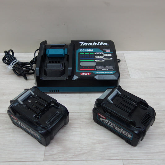 [送料無料] セット！バッテリー2個☆マキタ バッテリー BL4025 40V max 急速 充電器 DC40RA AC100V専用☆