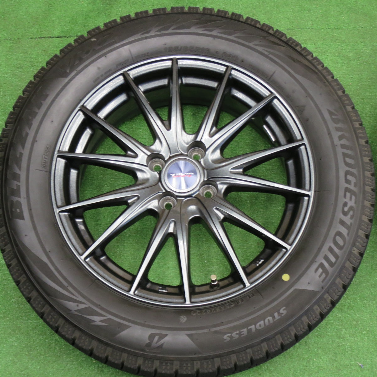 バリ溝！23年！キレイ！9分★スタッドレス 195/65R16 ブリヂストン ブリザック VRX2 VELVA SPORTZ ヴェルヴァ 16インチ PCD100/4H★6030901NKス