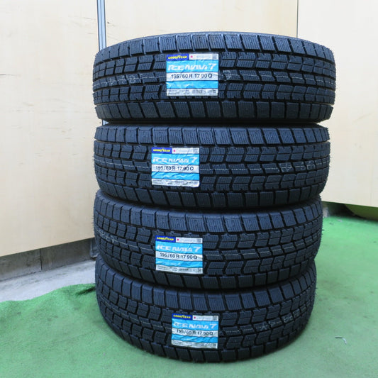 未使用！25年★スタッドレス 195/60R17 グッドイヤー アイスナビ7 タイヤ 17インチ ライズ ロッキー 60系 プリウス 等★6033002NGスタ