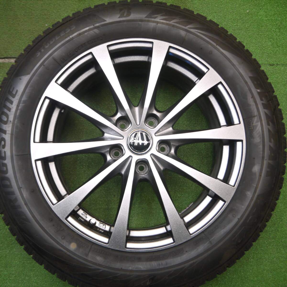 バリ溝！21年！キレイ！9分★スタッドレス 215/60R17 ブリヂストン ブリザック VRX2 Exceeder エクシーダー 17インチ PCD114.3/5H★5013108Hス