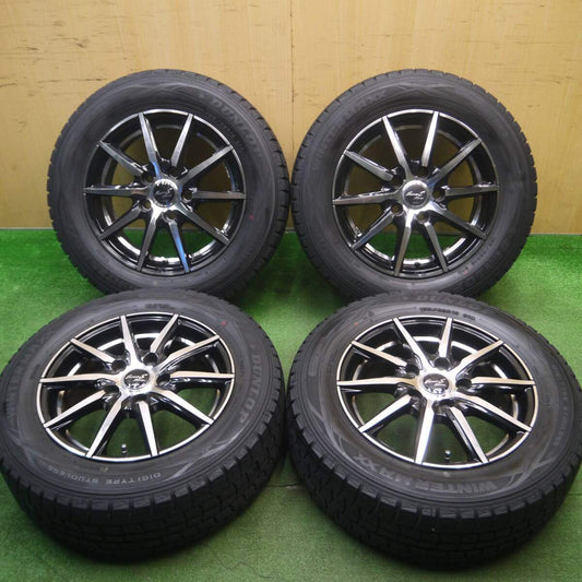バリ溝！8.5分★スタッドレス 195/65R15 ダンロップ ウインターマックス WM01 Euro-S Stream MiD 15インチ PCD114.3/5H★5022602Hス