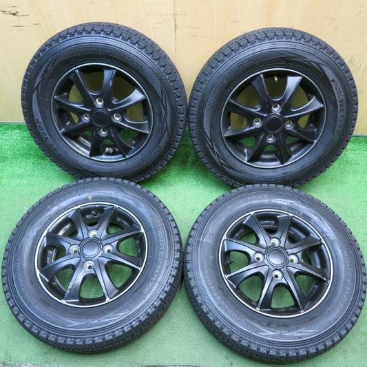 バリ溝！21年！9.5分以上★スタッドレス 145/80R12 80/78N ダンロップ ウインターマックス SV01 LEBEN レーベン 12インチ PCD100/4H★5062109HAス