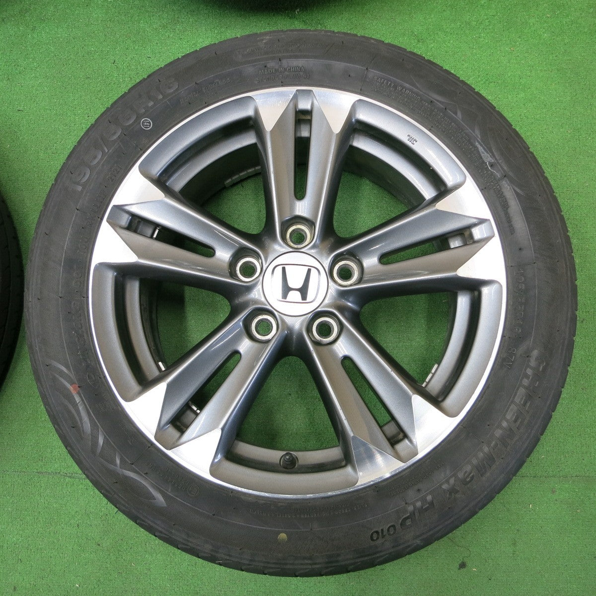 *送料無料* 4本価格！21年★ホンダ CR-Z 純正 195/55R16 リンロン GREEN-Max HP010 16インチ PCD114.3/5H CRZ★4070202ナノ