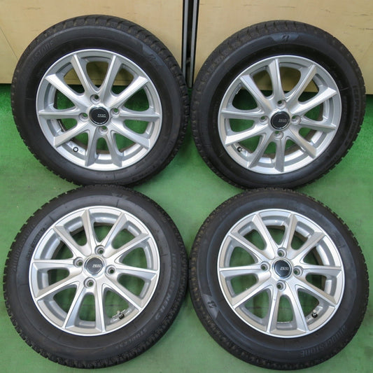 バリ溝！9分★スタッドレス 155/65R14 ブリヂストン アイスパートナー2 PREO プレオ 14インチ PCD100/4H★5033103イス
