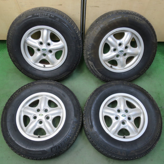 バリ溝！9分◎ランドローバー ディスカバリー 純正 235/70R16 スタッドレス ミシュラン LATITUDE X-ICE 16インチ PCD120.65/5H◎6061204イス